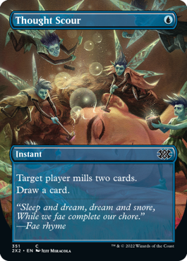 Thought Scour (Variant) - Double Masters 2022 Spoiler