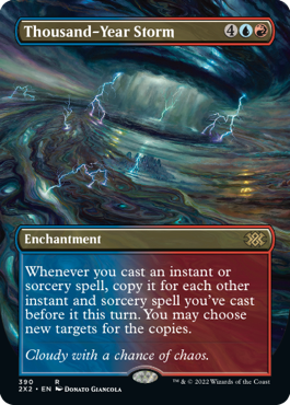 Thousand-Year Storm (Variant) - Double Masters 2022 Spoiler
