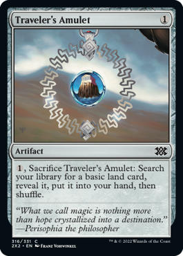 Traveler's Amulet - Double Masters 2022 Spoiler