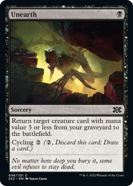 Unearth - Double Masters 2022 Spoiler