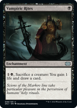 Vampiric Rites - Double Masters 2022 Spoiler