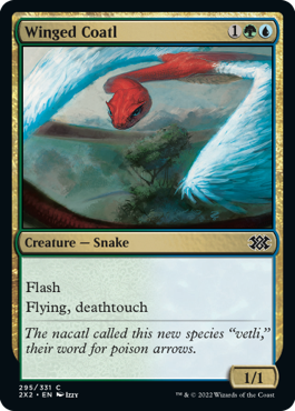 Winged Coatl - Double Masters 2022 Spoiler