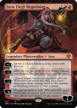 Jaya, Fiery Negotiator (Variant) - Dominaria United Spoiler