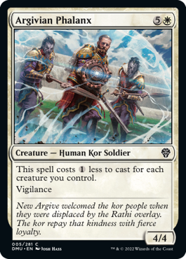 Argivian Phalanx - Dominaria United Spoiler