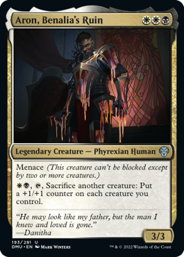 Aron, Benalia's Ruin - Dominaria United Spoiler