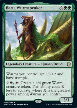 Baru, Wurmspeaker