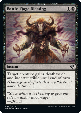 Battle-Rage Blessing - Dominaria United Spoiler