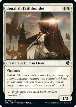 Benalish Faithbonder - Dominaria United Spoiler