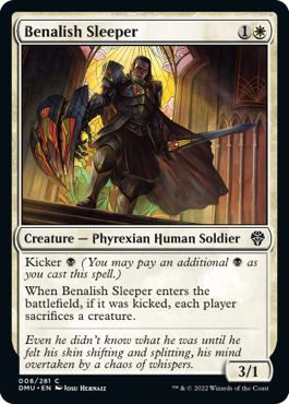 Benalish Sleeper - Dominaria United Spoiler