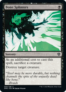 Bone Splinters - Dominaria United Spoiler