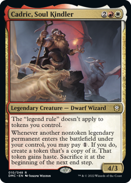 Cadric, Soul Kindler - Dominaria United Spoiler