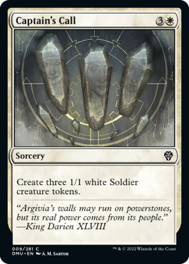 Captain's Call - Dominaria United Spoiler