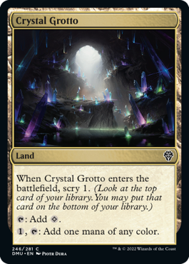 Crystal Grotto - Dominaria United Spoiler