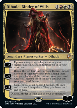 Dihada, Binder of Wills - Dominaria United Commander Spoiler