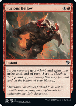 Furious Bellow - Dominaria United Spoiler