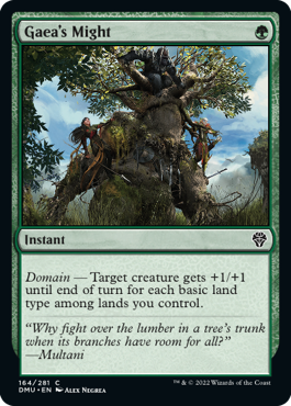 Gaea’s Might - Dominaria United Spoiler