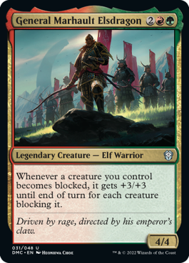 General Marhault Elsdragon - Dominaria United Commander Spoiler