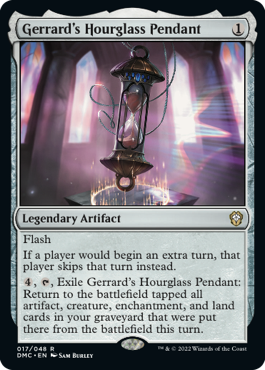 Gerrard’s Hourglass Pendant - Dominaria United Spoiler