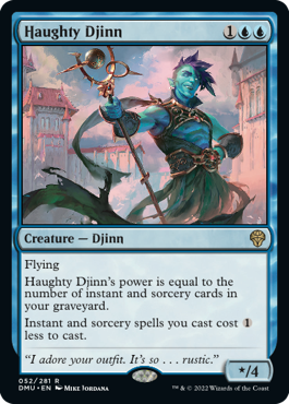 Haughty Djinn - Dominaria United Spoiler