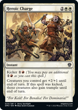 Heroic Charge - Dominaria United Spoiler