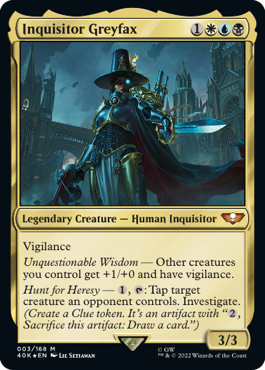 Inquisitor Greyfax - Warhammer 40000 Commander Spoiler