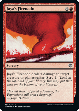 Jaya’s Firenado - Dominaria United Spoiler