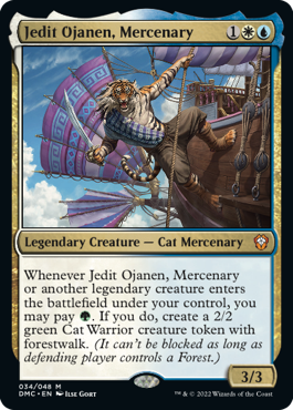 Jedit Ojanen, Mercenary - Dominaria United Commander Spoiler