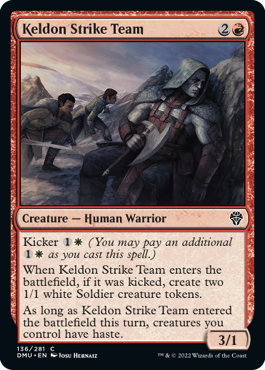 Keldon Strike Team - Dominaria United Spoiler