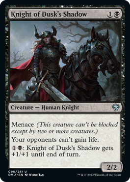 Knight of Dusk's Shadow - Dominaria United Spoiler