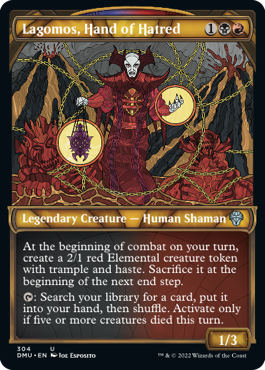 Lagomos, Hand of Hatred (Variant) - Dominaria United Spoiler