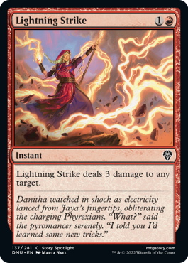 Lightning Strike - Dominaria United Spoiler