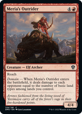 Meria's Outrider - Dominaria United Spoiler
