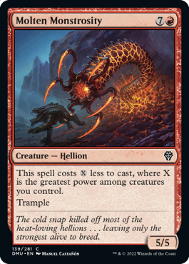 Molten Monstrosity - Dominaria United Spoiler