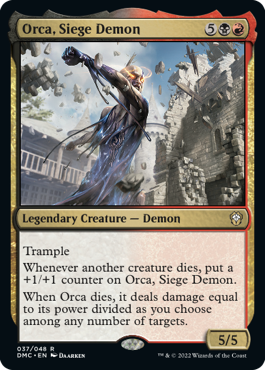 Orca, Siege Demon - Dominaria United Commander Spoiler