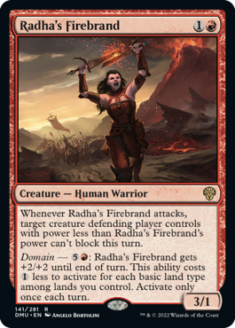 Radha's Firebrand - Dominaria United Spoiler