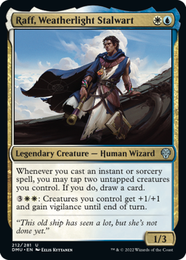 Raff, Weatherlight Stalwart - Dominaria United Spoiler