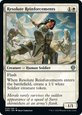 Resolute Reinforcements - Dominaria United Spoiler