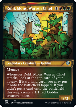 Rulik Mons, Warren Chief (Variant) - Dominaria United Spoiler