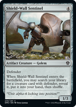 Shield-Wall Sentinel - Dominaria United Spoiler