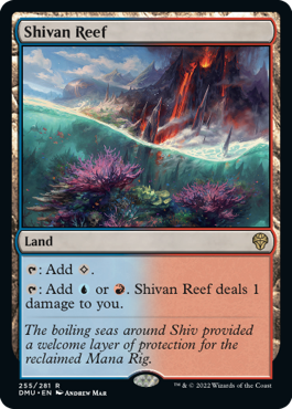Shivan Reef - Dominaria United Spoiler