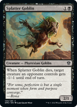 Splatter Goblin - Dominaria United Spoiler