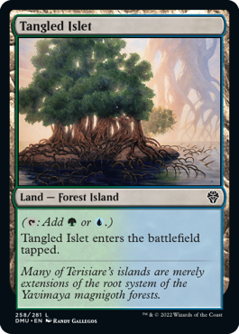 Tangled Islet - Dominaria United Spoiler