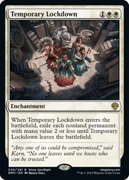 Temporary Lockdown - Dominaria United Spoiler