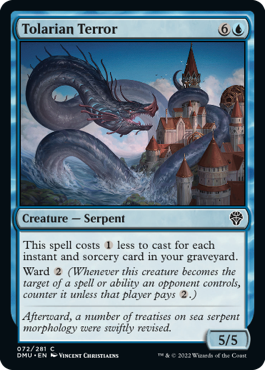 Tolarian Terror - Dominaria United Spoiler