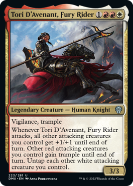 Tori D’Avenant, Fury Rider - Dominaria United Spoiler