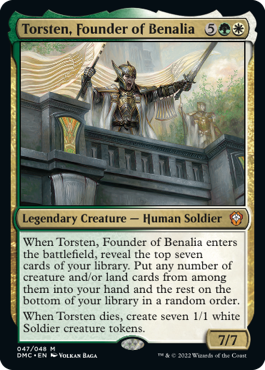 Torsten, Founder of Benalia - Dominaria United Commander Spoiler