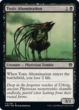 Toxic Abomination - Dominaria United Spoiler