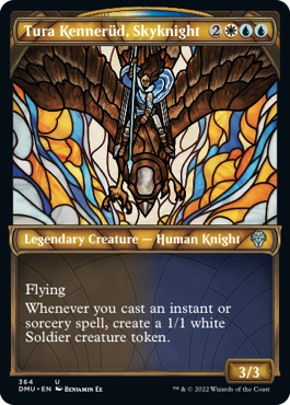 Tura Kennerüd, Skyknight (Variant) - Dominaria United Spoiler