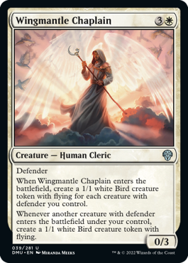 Wingmantle Chaplain - Dominaria United Spoiler