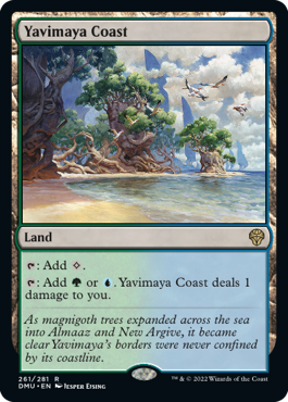 Yavimaya Coast - Dominaria United Spoiler